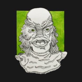 Black Lagoon Creature Fan Art T-Shirt