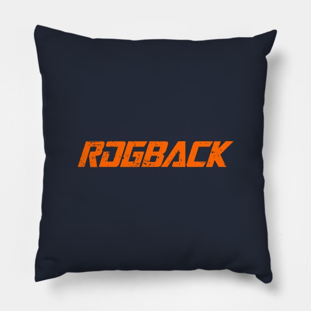 RDGBACK RDT Pillow by OrangeCup