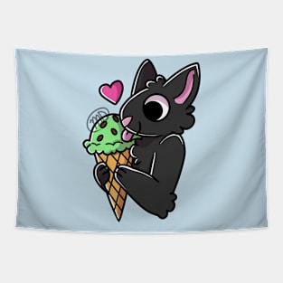 Ice Cream Kitty Tapestry