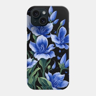 Gentian flowers - Enzian Phone Case