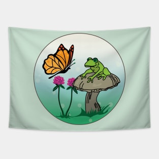 Frog and Butterfly Tapestry