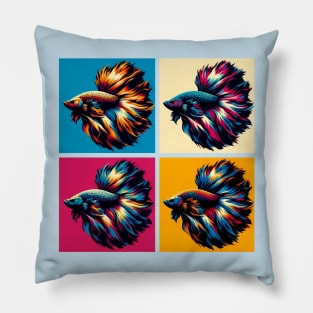 Male Betta - Cool Tropical Fish Pillow