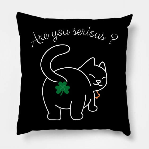 Funny St patrick Pillow by Kenizio 