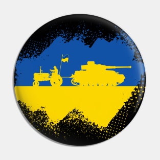 Ukraine Tractor Freedom Pin