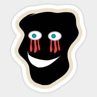 Scary Face Stickers for Sale