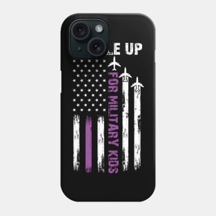 Purple Up For Military Kids Military Child Month Phone Case