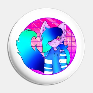 Furry girl Pin