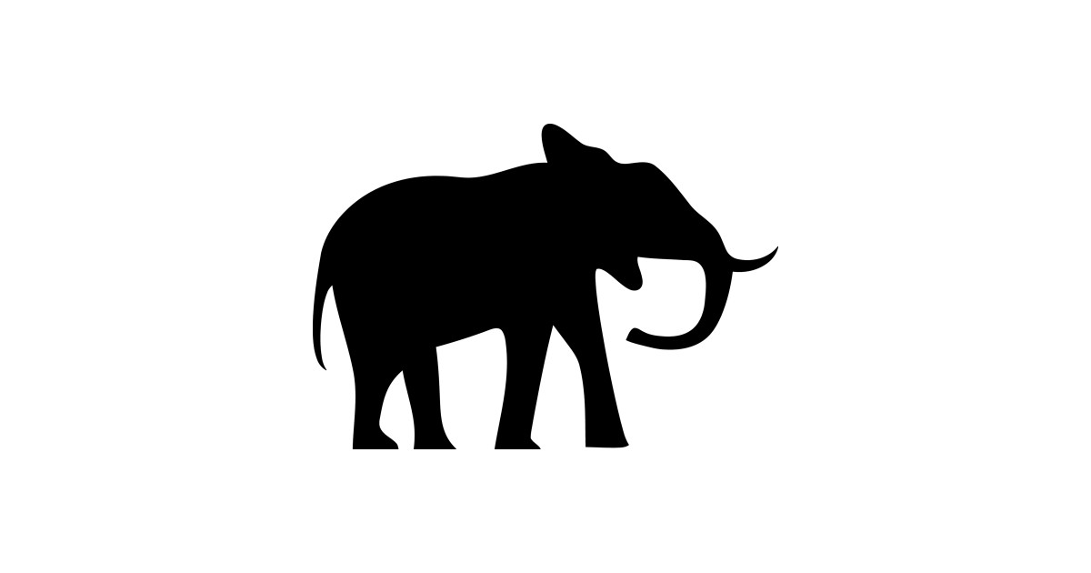 Free Free 121 Elephant Silhouette Svg SVG PNG EPS DXF File