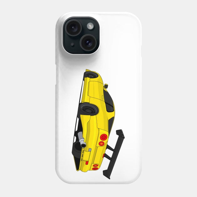 SKYLINE GTR R34 YELLOW Phone Case by VENZ0LIC