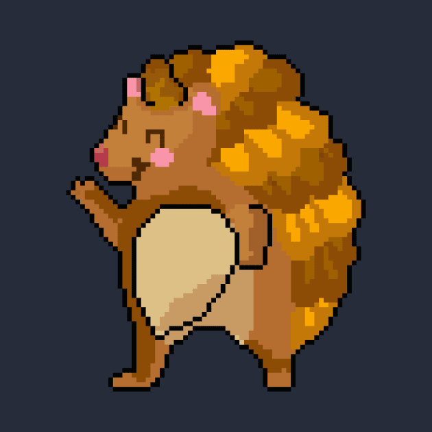 Pixel Hedgehog Harmony by Pixel.id