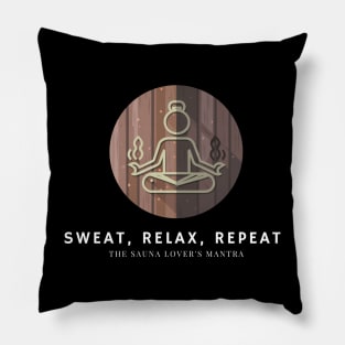 Sauna Meditation, Sauna Yoga Pillow