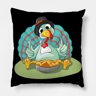 Thanksgiving Turkey Feast Pillow