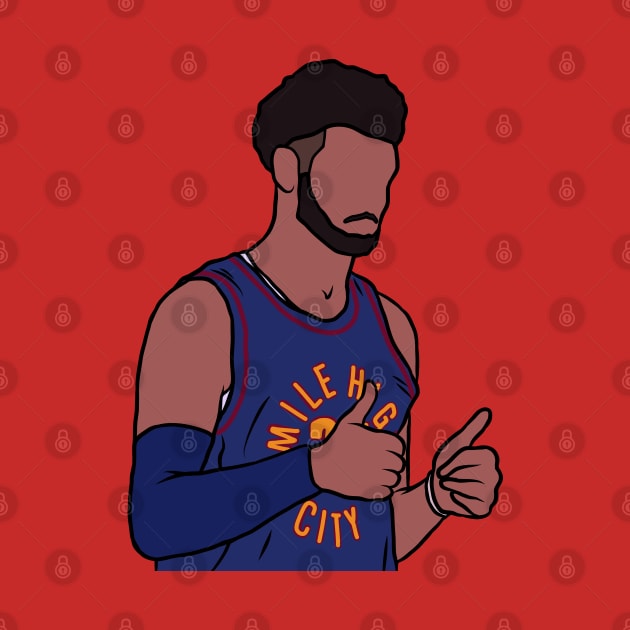 Jamal Murray Thumbs Up by rattraptees