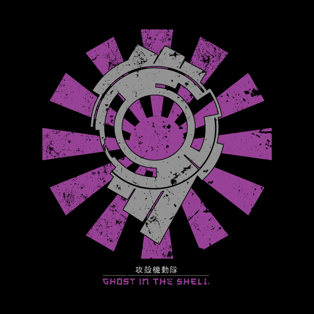 Ghost In The Shell Retro Japanese by Nova5