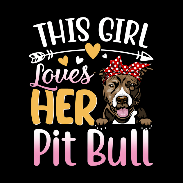 This Girl Love Her Pit Bull Dog by DanielHeresmo