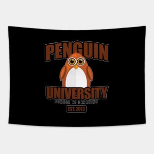 Penguin University - Brown Tapestry