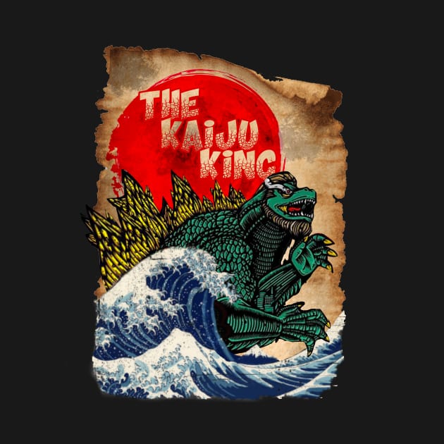 The Kaiju King - Red Sun by Cult Classic Clothing 