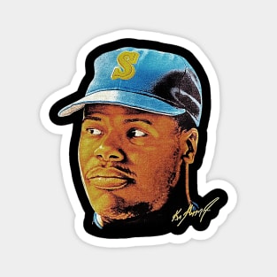 90s Baseball Ken Griffey Jr - Mariners - Classic Magnet
