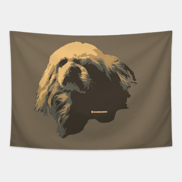 #ShrimpDaDog Tapestry by aptshirts