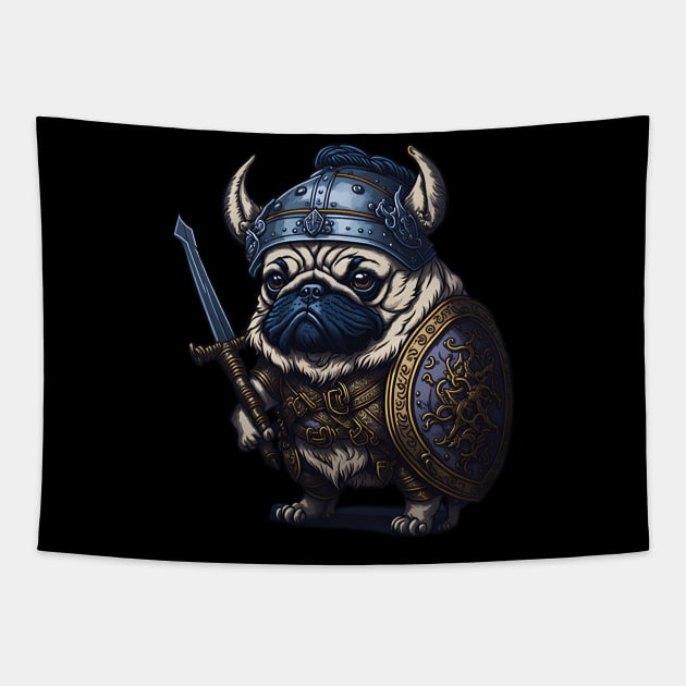 Pug gifts Tapestry by Dogotees