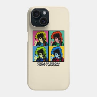 Tina Turner 80s Pop Art Style Phone Case