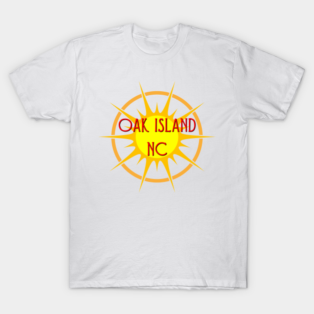 Discover Oak Island, North Carolina - Beach - T-Shirt