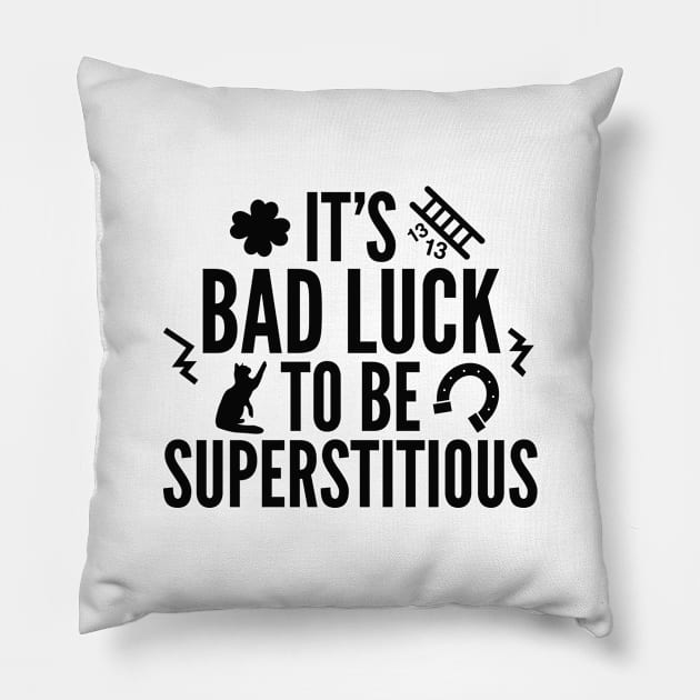 Superstitious Pillow by AmazingVision