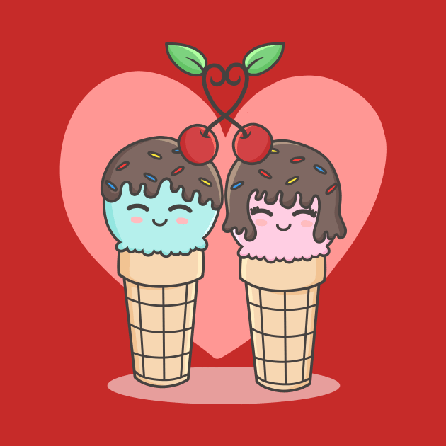 Ice Cream couple by KammyBale