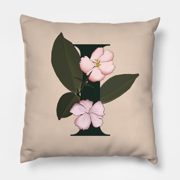 Monogram I Pillow by eveline