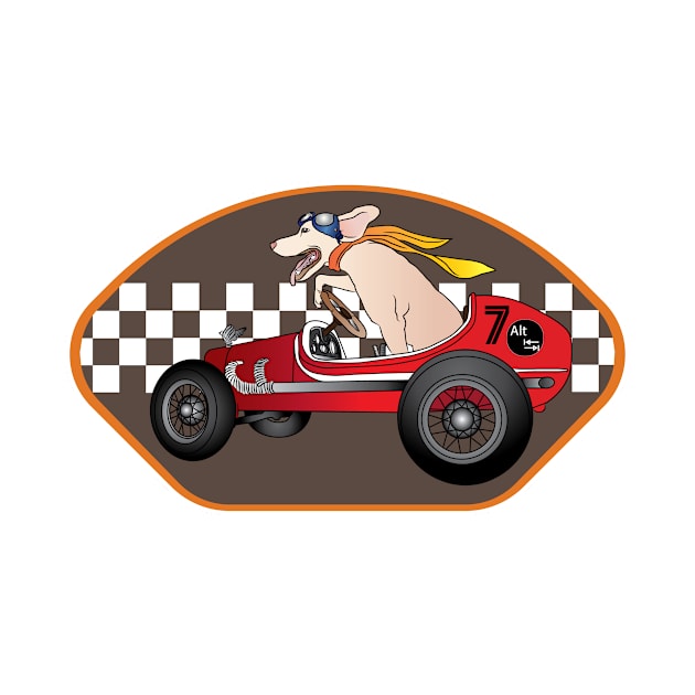 Pup Hotrod Racer by AltTabStudio