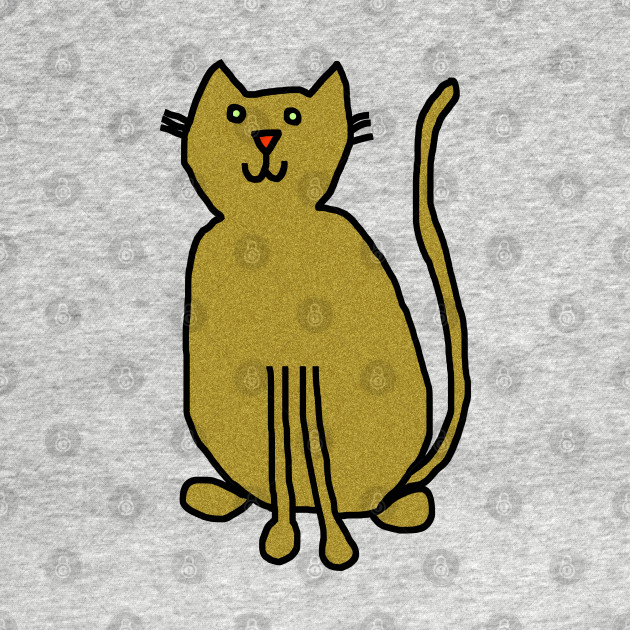 Cat Gold Glitter Face T Shirt Teepublic