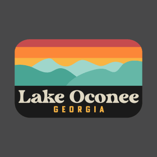 Lake Oconee Georgia Greensboro Vintage Sunset T-Shirt