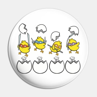 Ninja Chicks Pin