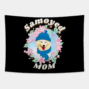 SAMOYED MOM Tapestry