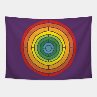 Bullseye Energy Target Graphic Tapestry