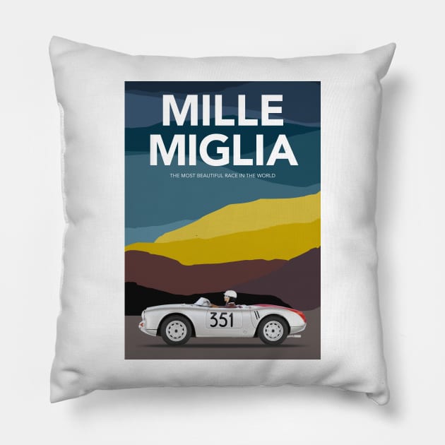 Mille Miglia Pillow by markvickers41