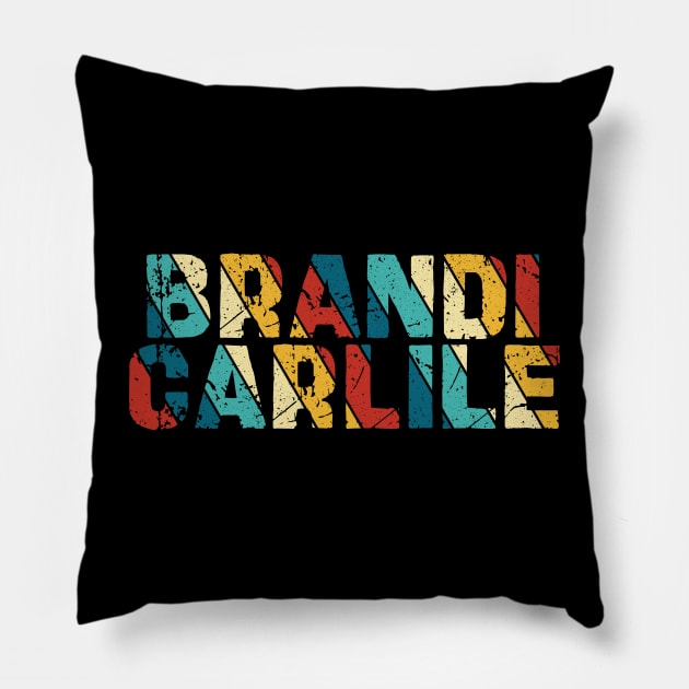 Retro Color - Brandi carlile Pillow by Arestration