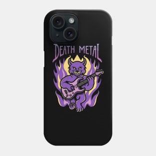 Death Metal Satanic Baphomet Cat Phone Case