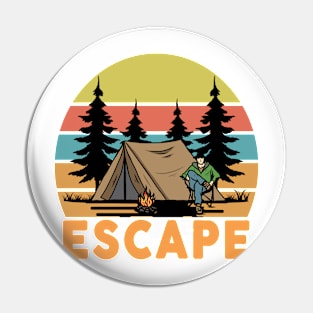 Camping Pin