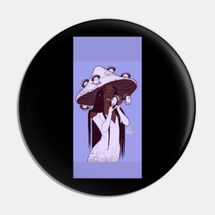 Mycelium girl Pin