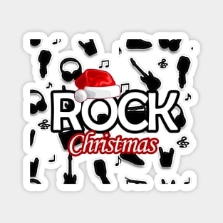 Rock Christmas - christmas with rock and roll Magnet