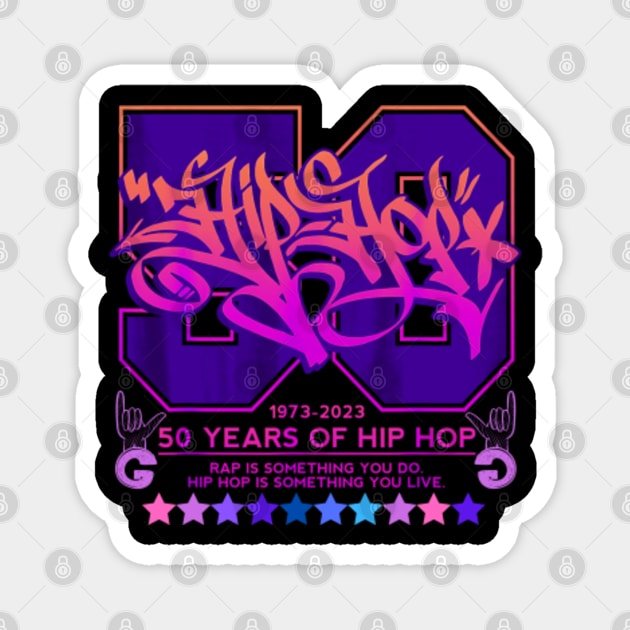 50 Years Hip Hop Vinyl Retro 50th Anniversary Celebration - 50 Years