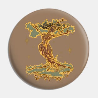 Female Tree of Life (Light and Color) Pin