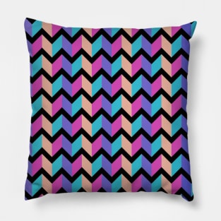 Geometric Deltas #2 - Repeat Pattern Art Decor Design Pillow