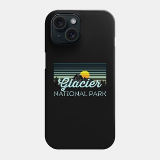 Glacier National Park Retro Clothes & Gear - Souvenir Phone Case