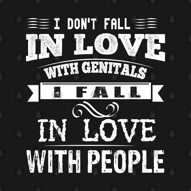 I don't fall in love with genitals by flings