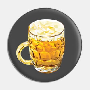 Low Poly Beer Mug Pin