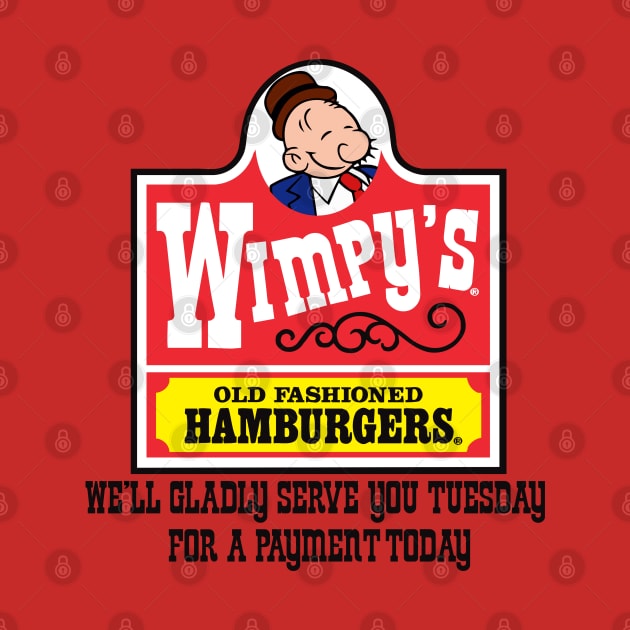 Wimpy's Old Fashioned Burgers by Alema Art