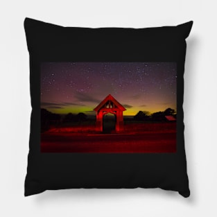 Aurora Borealis Northern Lights Over Nidderdale Yorkshire Dales IMG 2583 Pillow