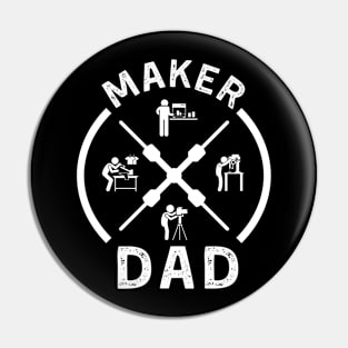 Maker Dad Pin